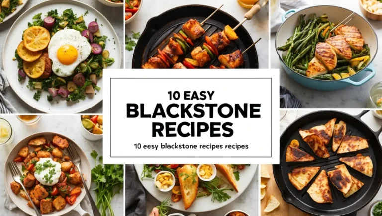 easy blackstone recipes