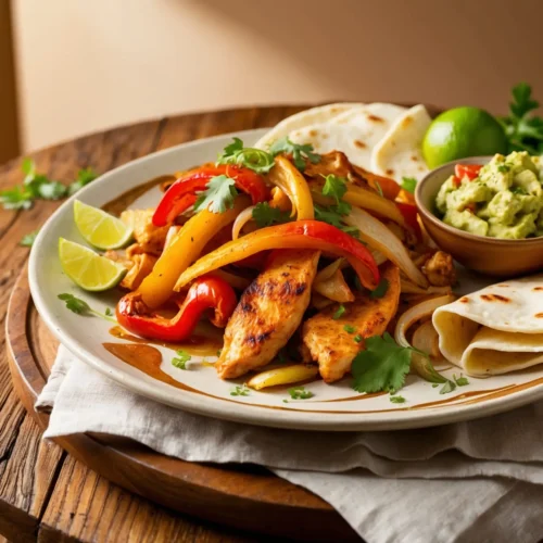 fajitas de pollo