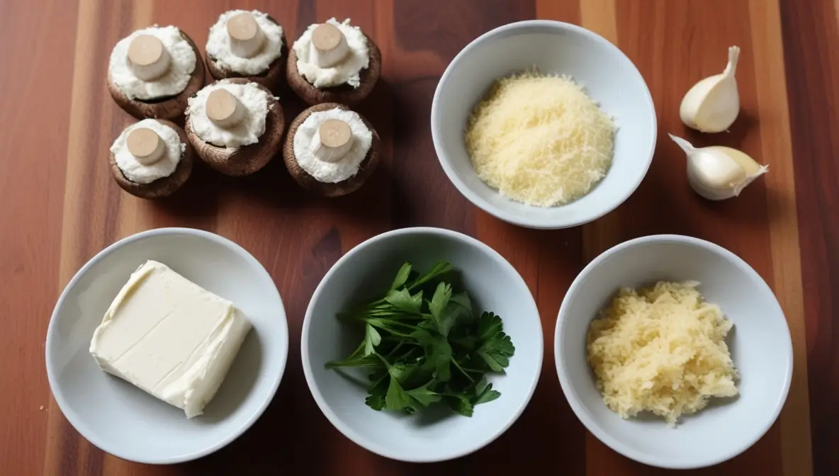 Cream Cheese Stuffed Mushrooms