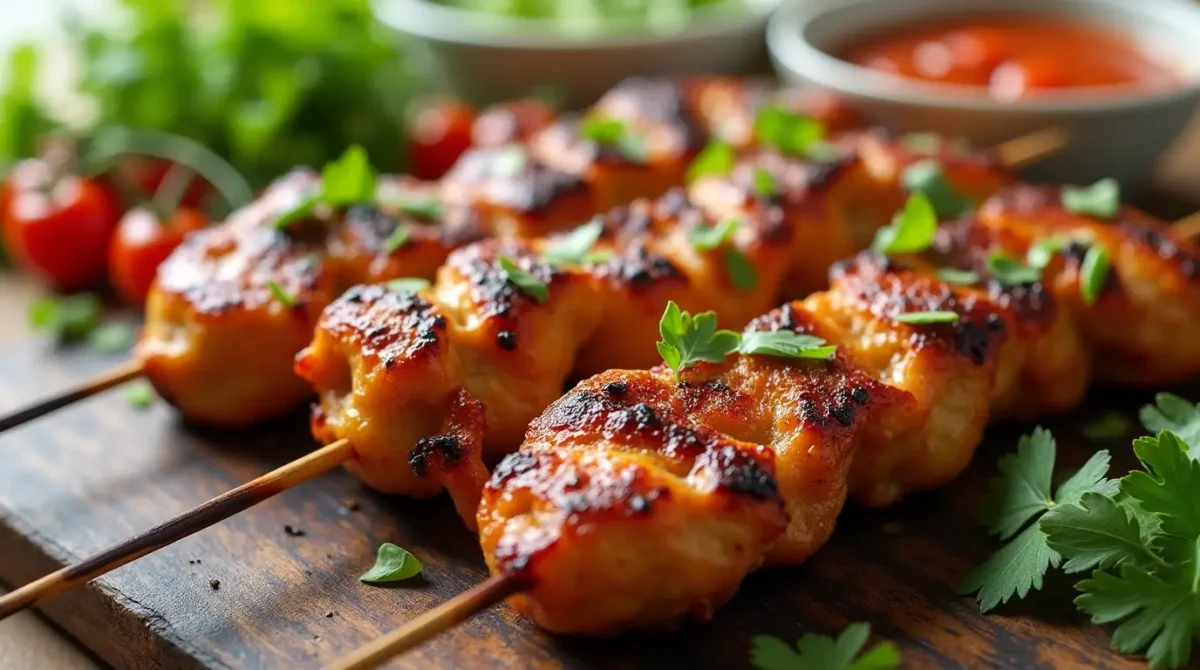 Teriyaki Chicken Skewers